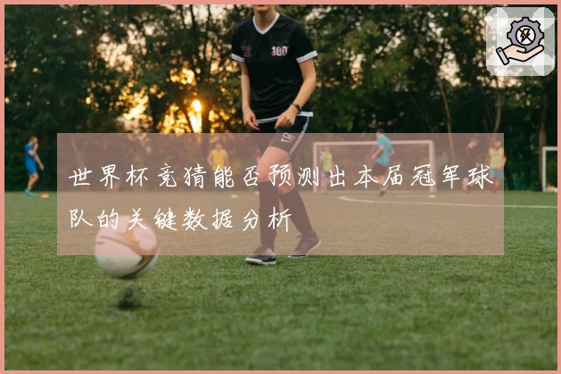 世界杯竞猜能否预测出本届冠军球队的关键数据分析
